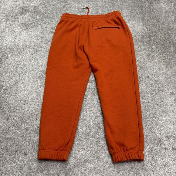 Maison Article Shoe Palace Jogger Sweatpants Men Medium Rust Orange Fleece 32x26 - Picture 2 of 16